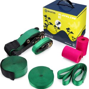 Slackline Kit with Training Line and Arm Trainer